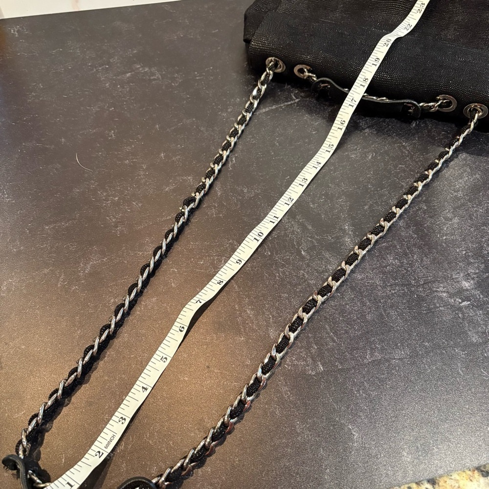 Stuart Weitzman Black Chain Strap Bag - Picture 10 of 10